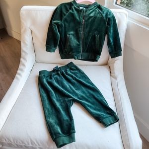 Gymboree Velour Set Toddler Sz 12-18 mos